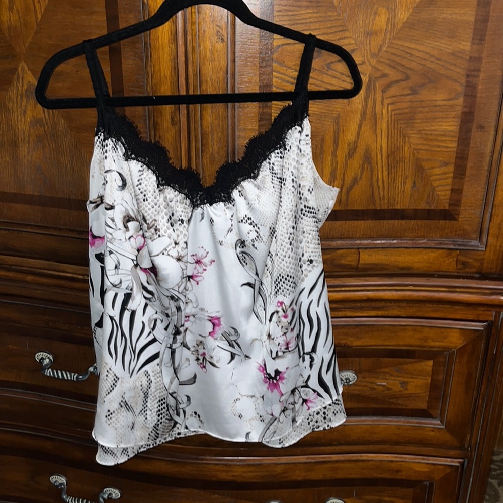 White House Black Market silk like tank.